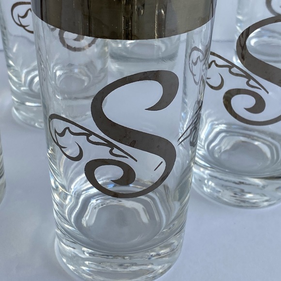 Vintage Dorothy Thorpe Bar Ware Highball Double Old Fashioned Drinking Glasses - Picture 4 of 13